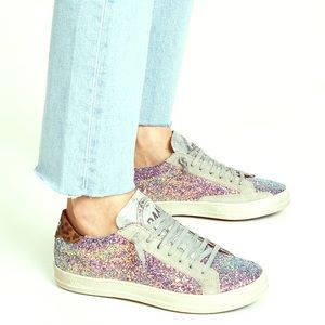 P448 Iridescent sparkle/Gray